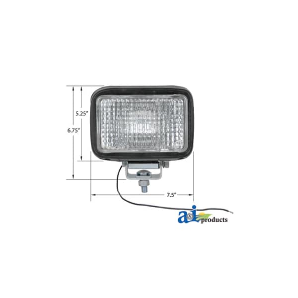 Lamp Assembly, Halogen, Flood 7" x6" x7.6"
